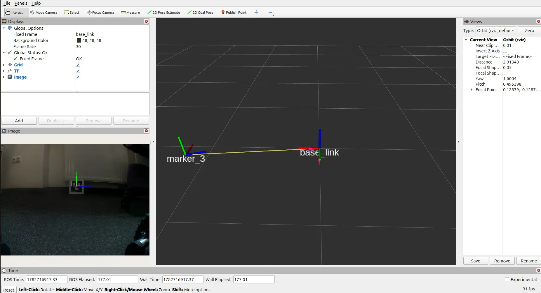 Adding Marker topic to visualization marker in RViz