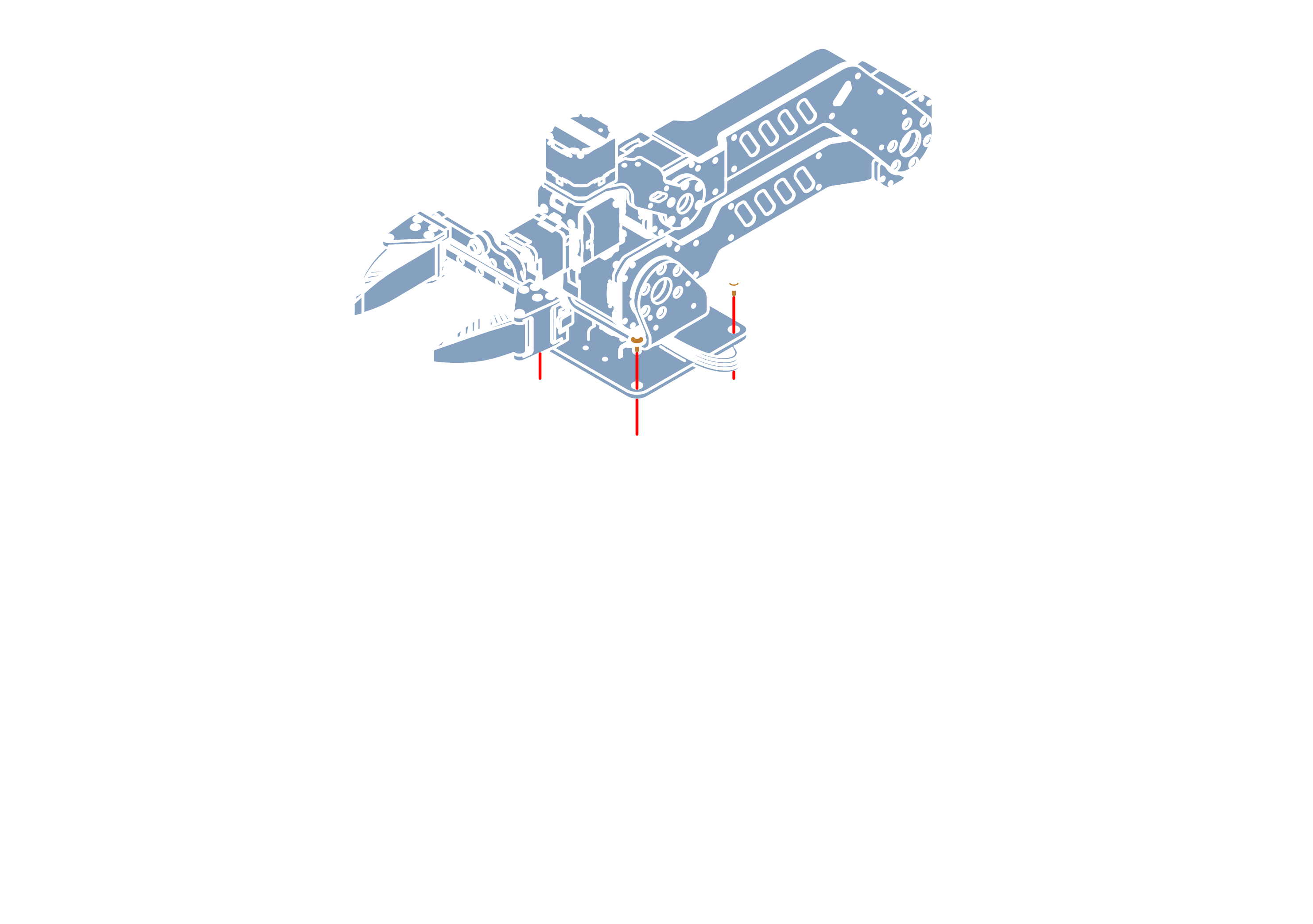 Arm attached to the base