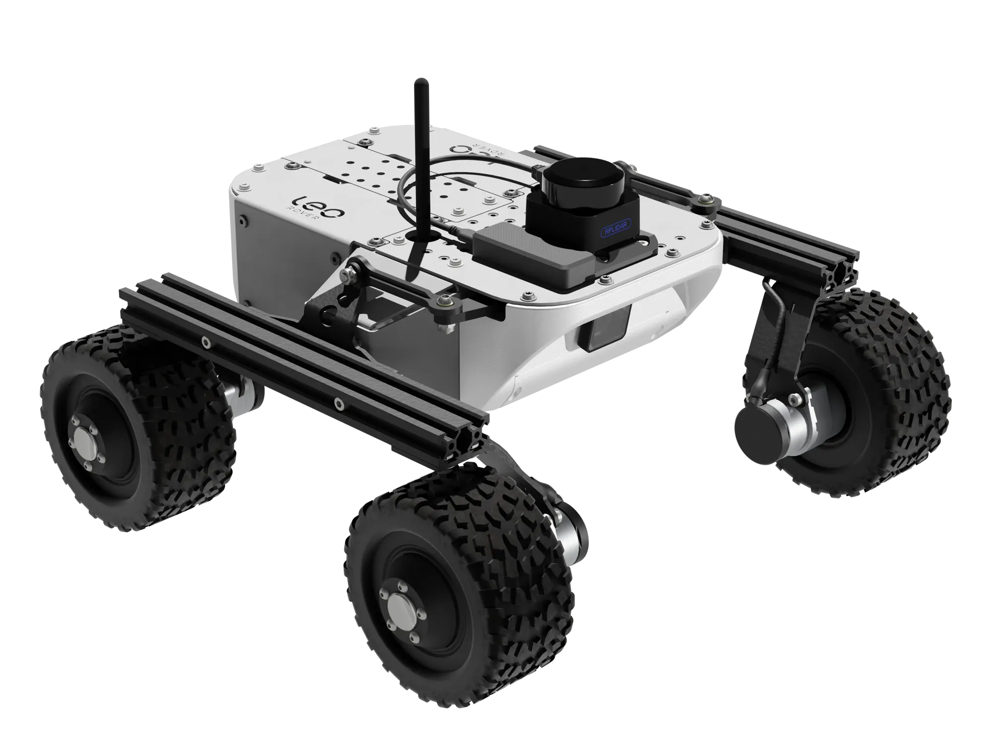 Leo Rover with mounted SLAMTEC RPLIDAR S3